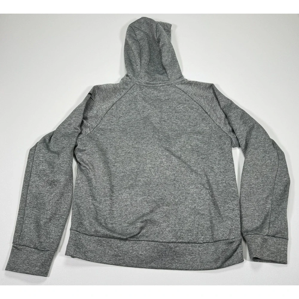 Nike Dri-FIT Mens XL Heather Gray Full Zip Hoodie Sweatshirt Athletic Training